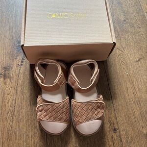 Consciously Baby Hard Sole Leather Sandals – Toddler Size 9 New in Box